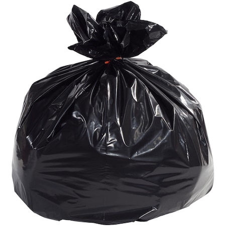 Partners Brand 40 gal - 55 gal Trash Bags, 46 in x 40 in, 3 Mil, Black, 100 PK CL7004